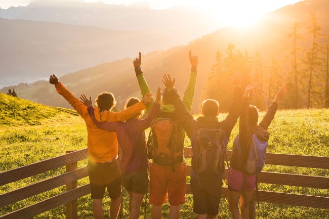 Wandersommer mit Freunden in Flachau im Salzburgerland